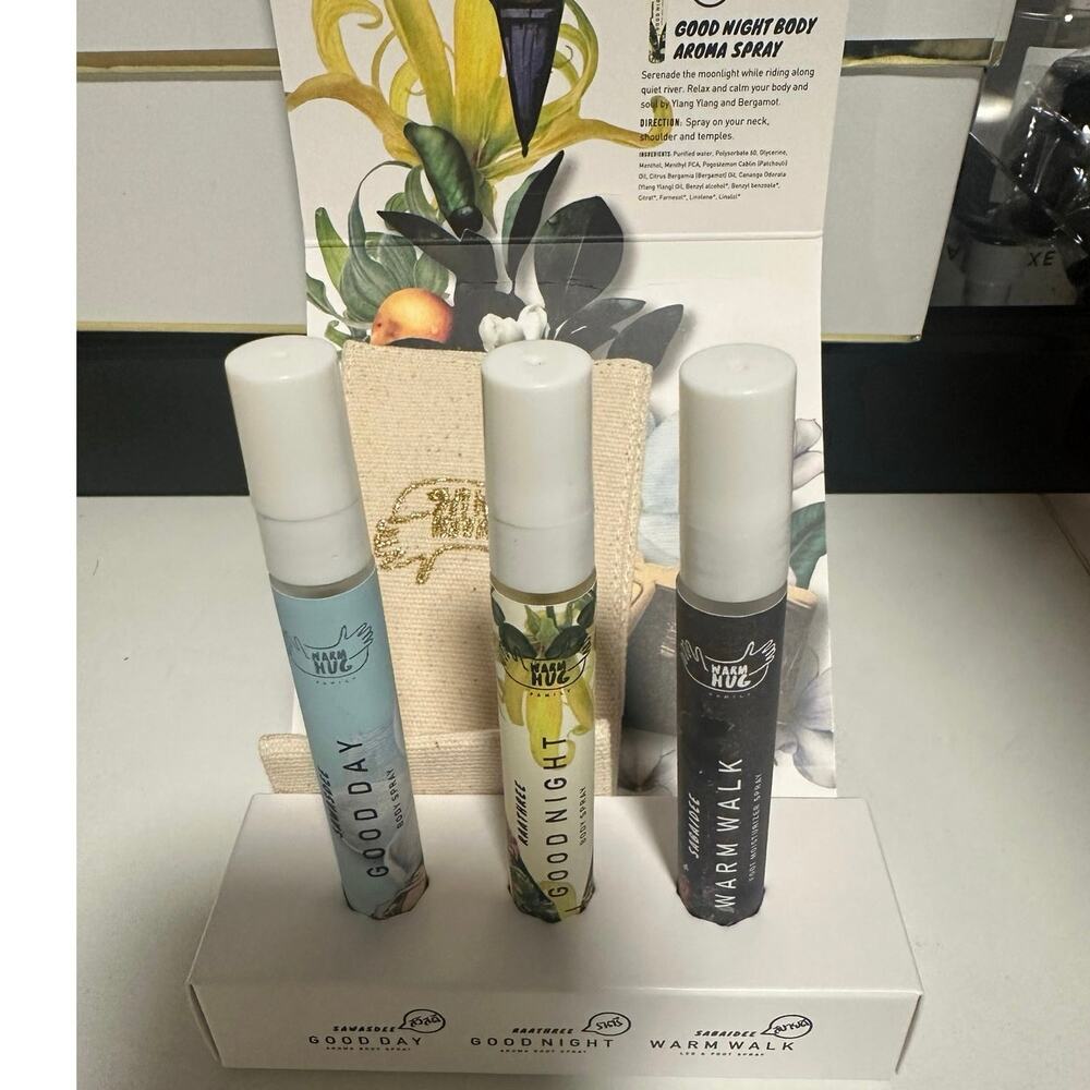 7Springs Aroma Therapy:  Warm Hug - Happy Flight Anti-Jet Lag -NEW in BOX.